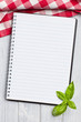 blank recipe book
