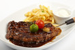 steak with French Fries
