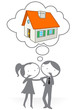 Vektor: couple maison 2 couple maison 2