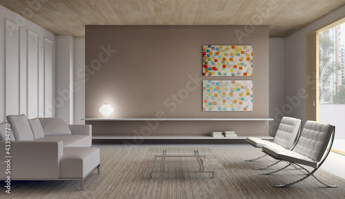 Illustration: Living room Living room