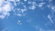 flying airplane, 3d animation