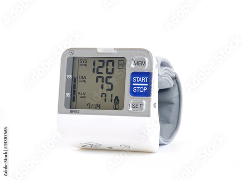 Photo: Wrist blood pressure monitor Wrist blood pressure monitor