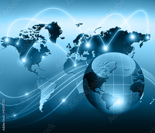 Illustration: Best Internet Concept of global business from concepts series Best Internet Concept of global business from concepts series