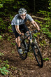 Mountainbiker im Downhill