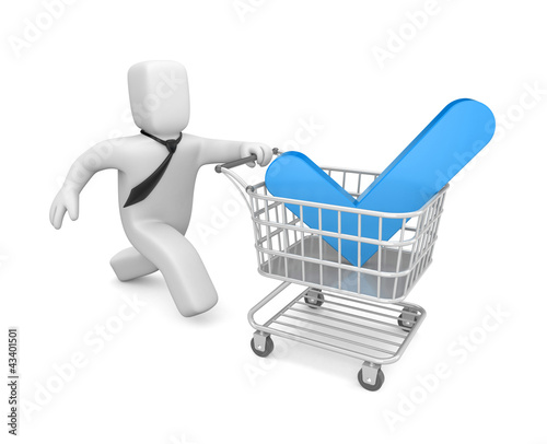 Illustration: Time to shopping Time to shopping