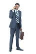 Young entrepreneur holding his coat over shoulder