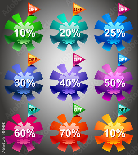 Vector: Price Tags 30 Price Tags 30
