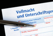Vollmacht, Vertretung, bevollmächtigen, Kontovollmacht