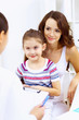 Photo: Little girl and a doctor Little girl and a doctor