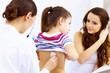 Photo: Little girl and a doctor Little girl and a doctor