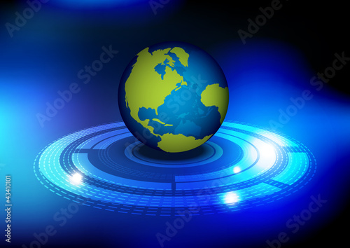 Vector: abstract global design abstract global design