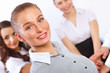 Young businessmen working in the office
