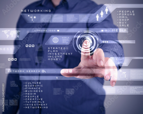 Photo: Touch screen technology Touch screen technology