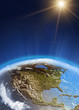 USA from space