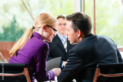 Foto: Business - Vorstellungsgespräch für Bewerbung Business - Vorstellungsgespräch für Bewerbung