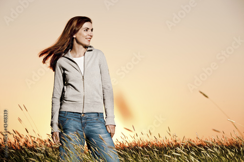 Photo: Woman on a summer day Woman on a summer day