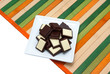 Food collection - Black and white chocolate