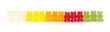 Gummy bears in a line