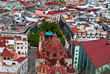 Photo: Mexican Plaza heavily shaded with trees Mexican Plaza heavily shaded with trees