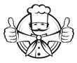 chef with a big mustache