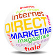 DIRECT MARKETING ball sphere world globe cloud