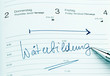 Eintrag im Kalender: Weiterbildung