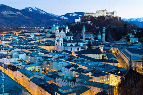 Foto: Salzburg, Österreich, Stadt Ansicht Salzburg, Österreich, Stadt Ansicht