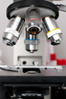 Microscope closeup with shallow depth of field