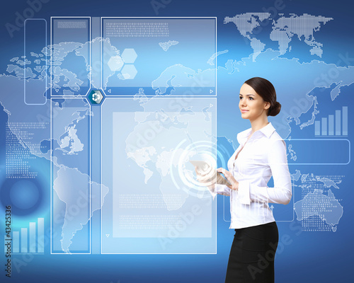 Photo: Virtual technology in business Virtual technology in business