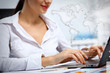 Photo: Business person working on computer Business person working on computer