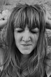 A girl teenager in the doldrums