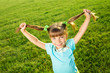 Photo: Smiling Little girl Kid in park Smiling Little girl Kid in park