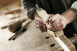 Photo: hands of a craftsman hands of a craftsman