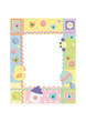 Child photo framework. Vector illustration