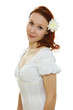 Healthy skin of young beautiful woman face