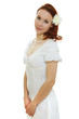 Healthy skin of young beautiful woman face