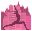 woman yoga