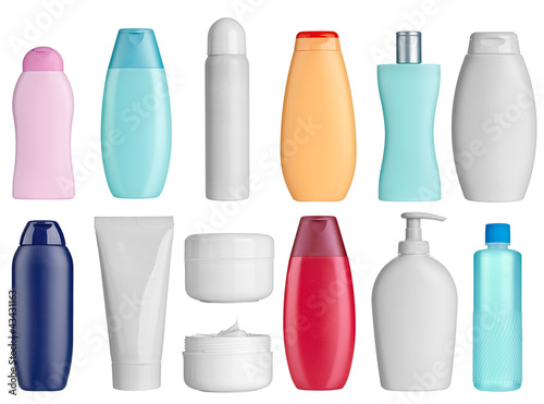 Illustration: hygiene bottles hygiene bottles