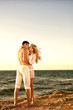 Photo: Romantic couple on the sea Romantic couple on the sea