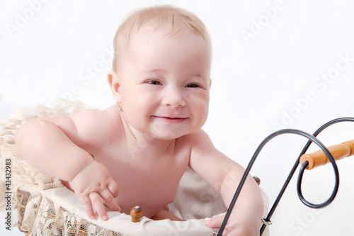 Photo: Baby in sitting stroller Baby in sitting stroller