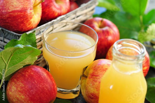 Photo: Flasche, Äpfel Flasche, Äpfel