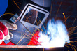 Working welder