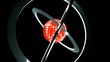 Video: abstract animation with red ball abstract animation with red ball