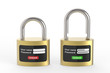 Illustration: Security system of the lock Security system of the lock