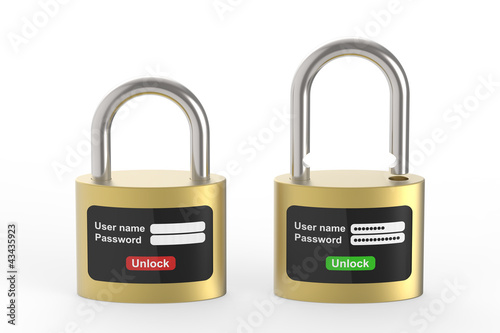 Illustration: Security system of the lock Security system of the lock