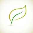 Vector: Green Leaf Conceptual Icon Green Leaf Conceptual Icon