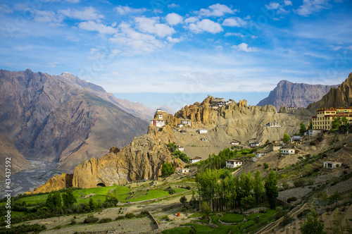 Foto: Dhankar Gompa. India. Spiti Valley Dhankar Gompa. India. Spiti Valley