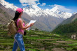 Woman traveler