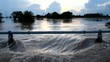 water flood flow, thailand, HD Clip.