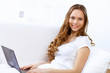 Young woman with notebook
